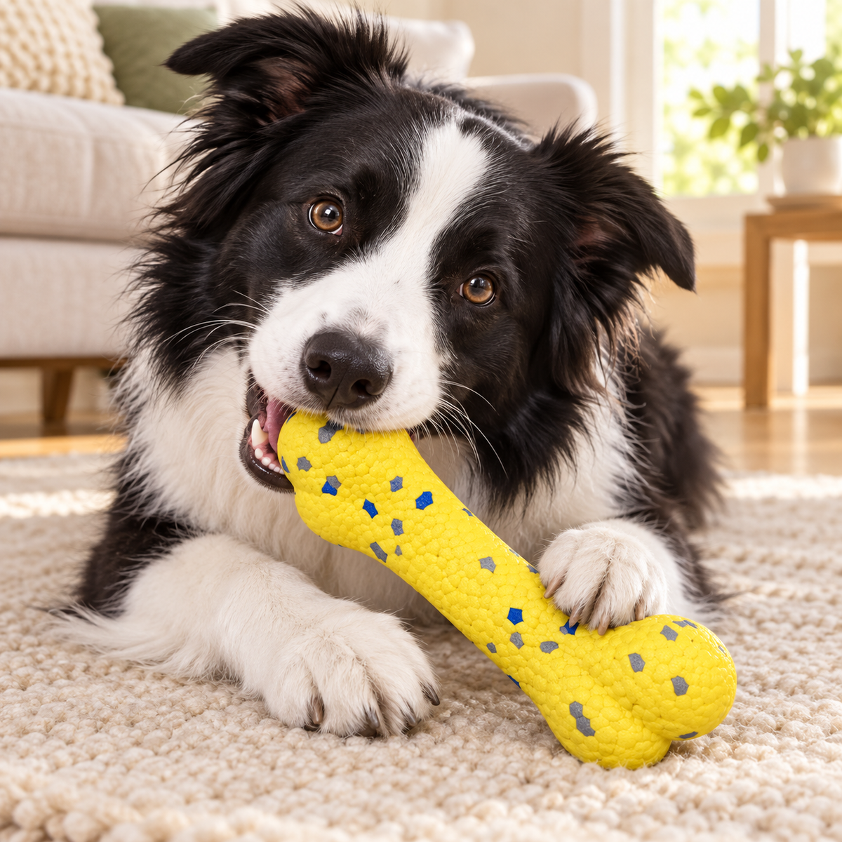 Floating Bone-Shaped Dog Chew Toy