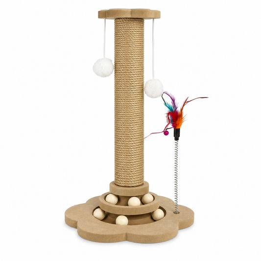 Durable Cat Scratching Post and Toy