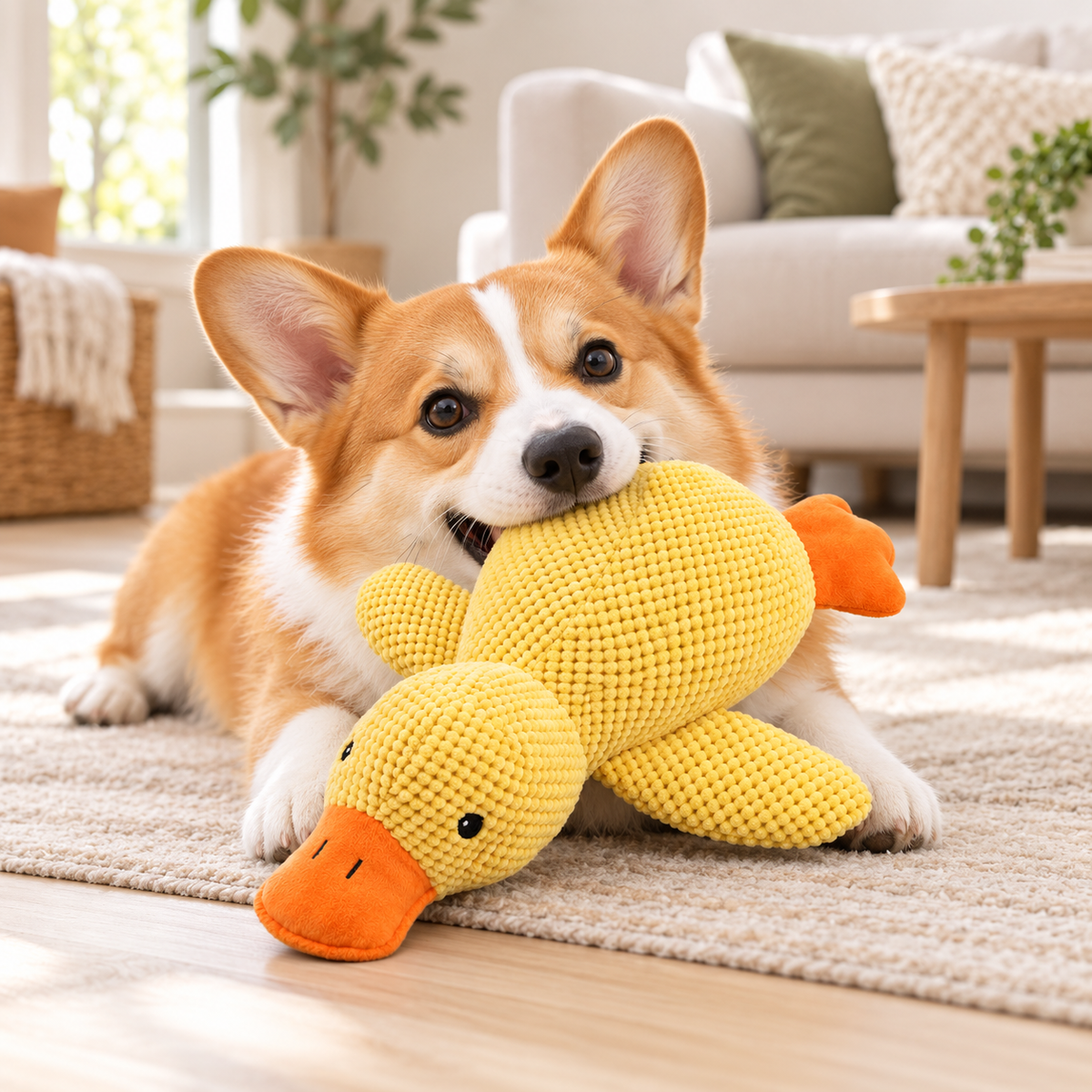 Little Yellow Duck Plush Pet Toy